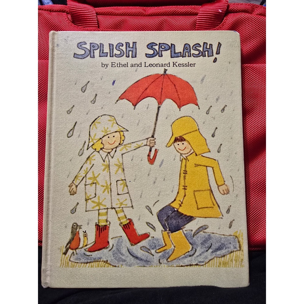 Splish Splash! Ethel and Leonard Kessler Vintage 1973 Hardcover Childrens Book
